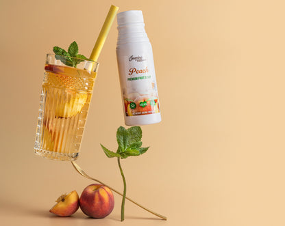 Premium Peach Fruit Syrup - 5 x 2L (no colourants)