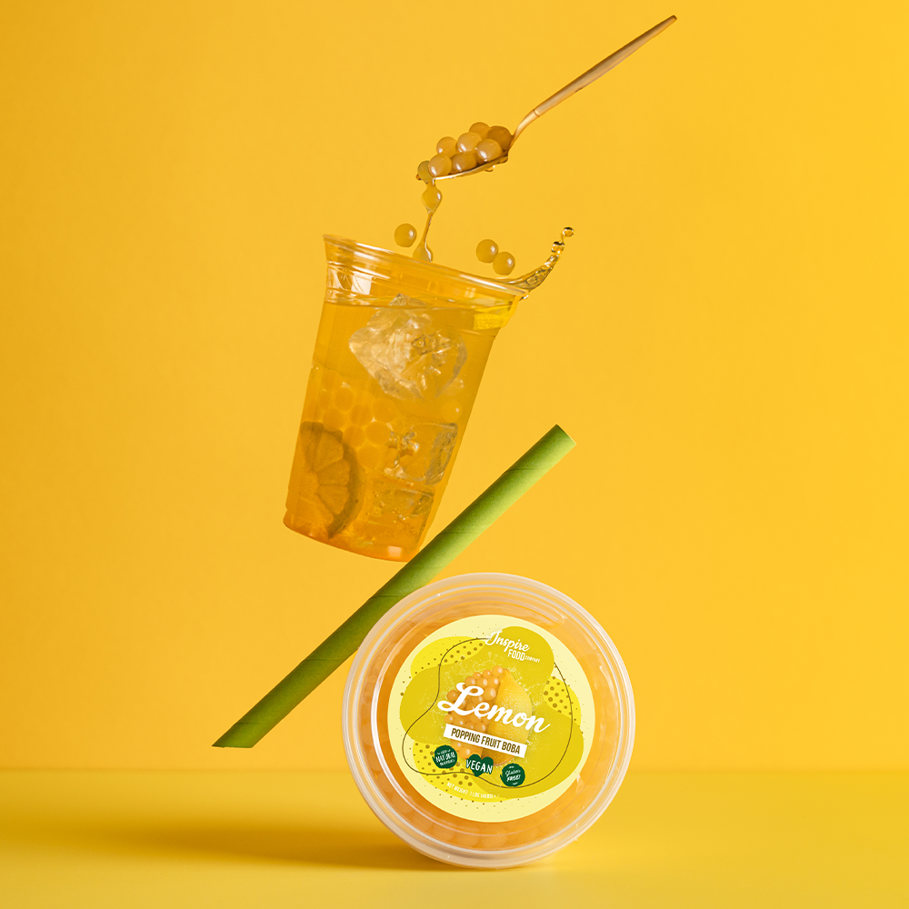 Lemon Fruit Pearls - 3.2 kg Tubs (x4)