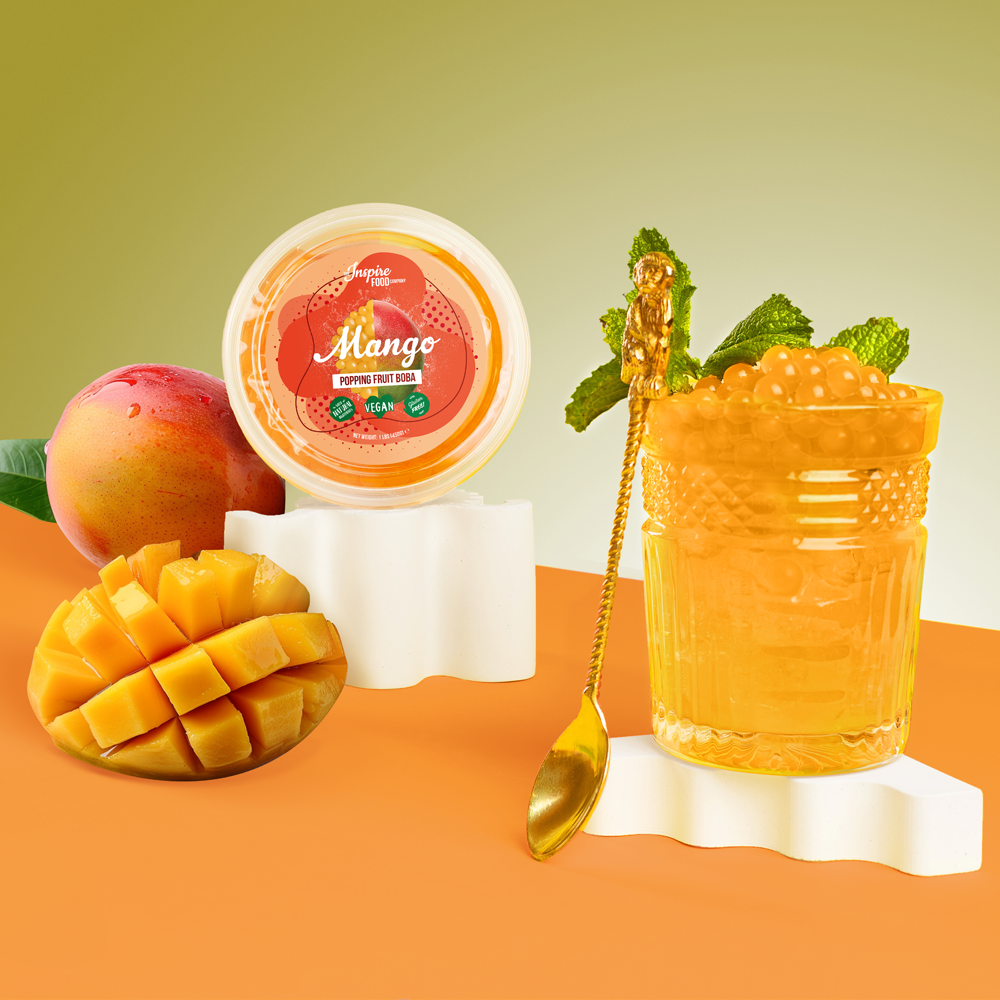 Mango Fruit Pearls - 3.2 kg Tubs (x4)