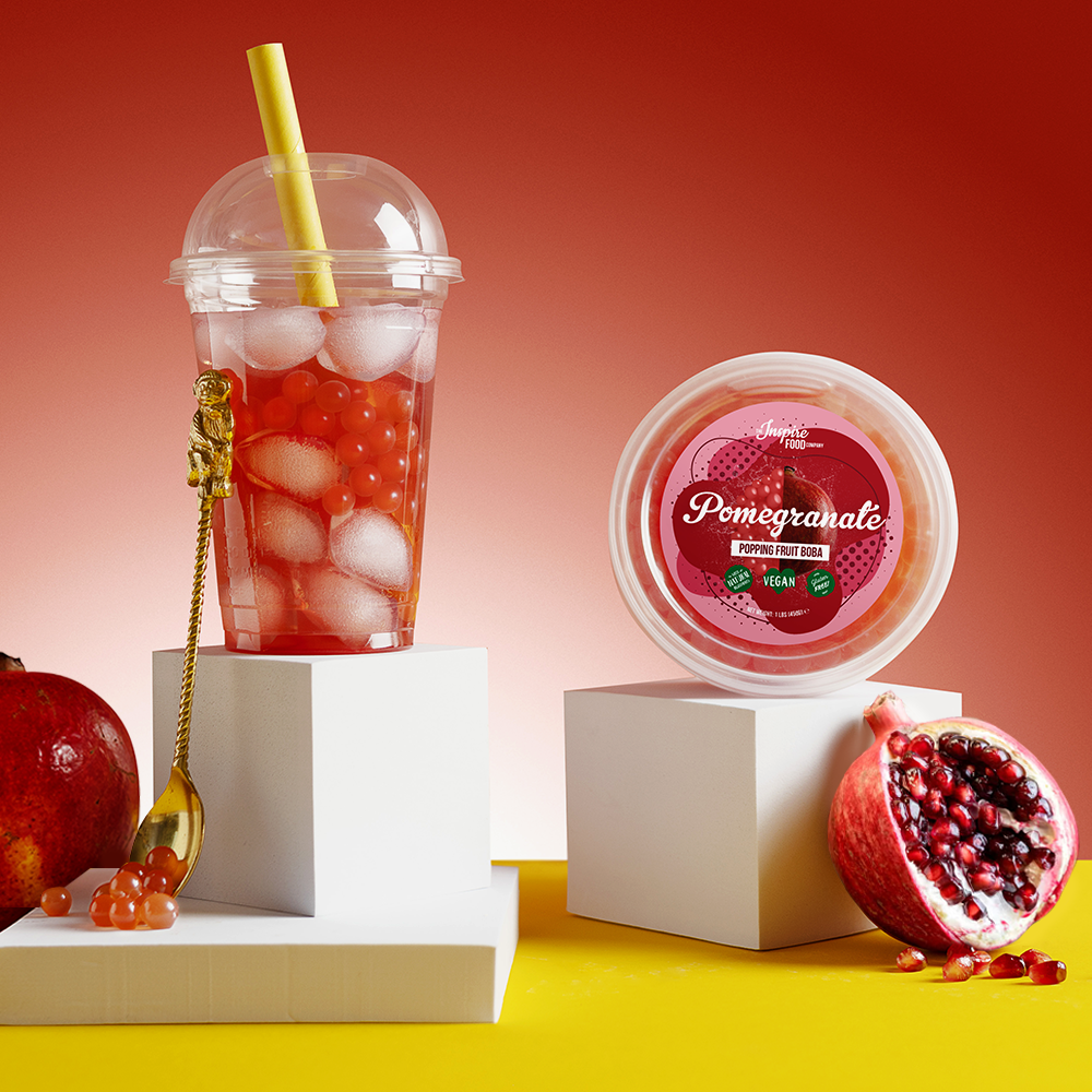 Perles de fruits à la Grenade - Coupelles de 450g (x12) - COURTE EXPIRATION