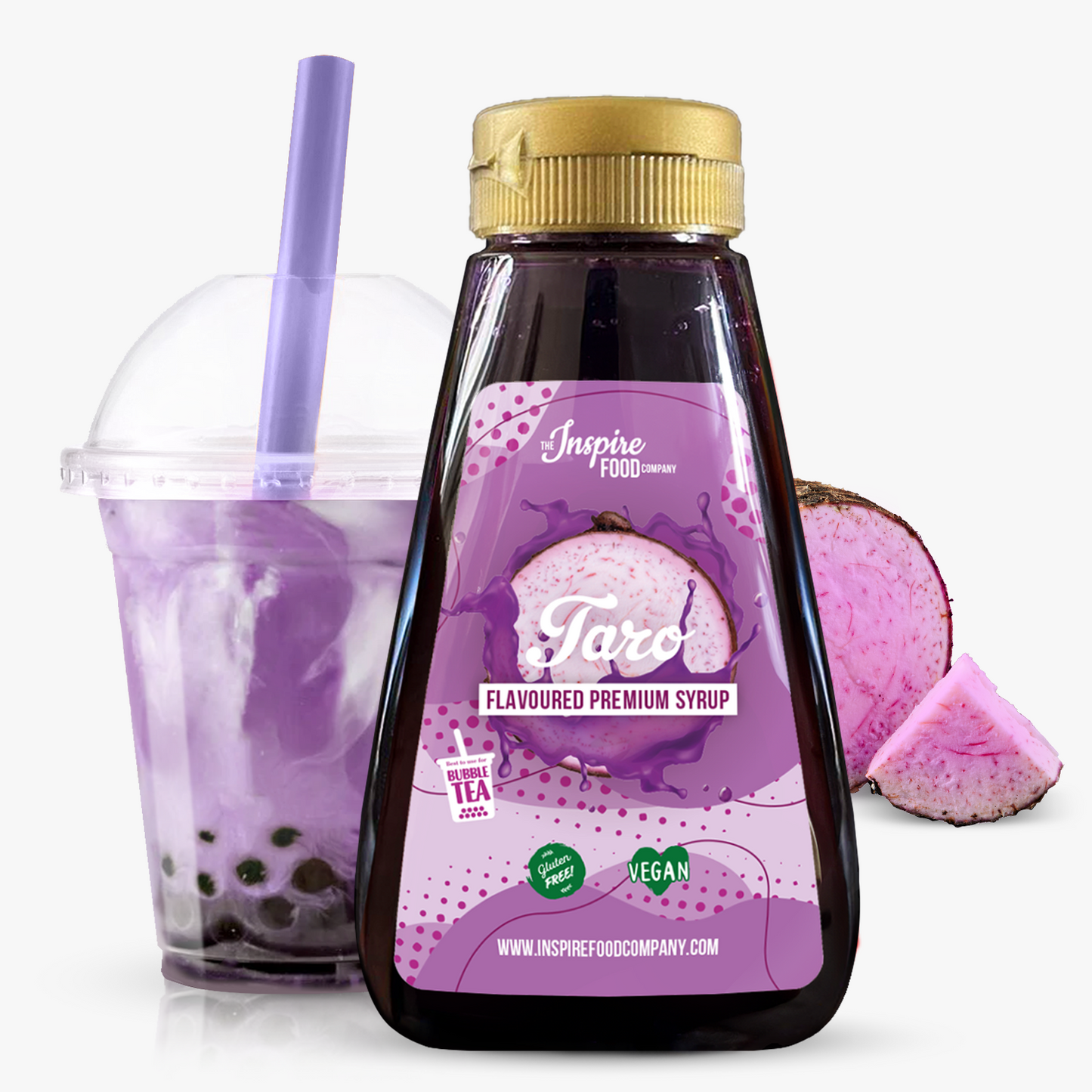 Taro flavored Premium syrup - 12 x 250 ml