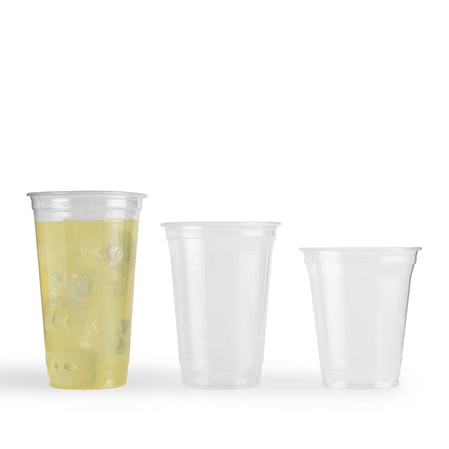 PLA - Biodegradable cups 630ml transparent