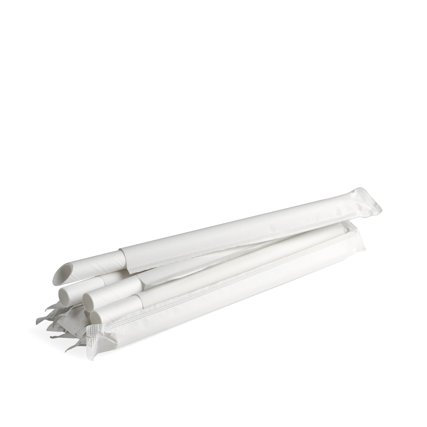 Paper straws individually wrapped for bubble tea (20x 50 bags)