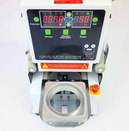 Cup Sealingmachine for bubble tea - with ripcorner