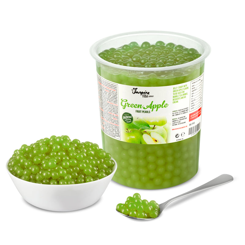 Green fruit pearls for bubble tea – The Inspire Food Company - Wholesale