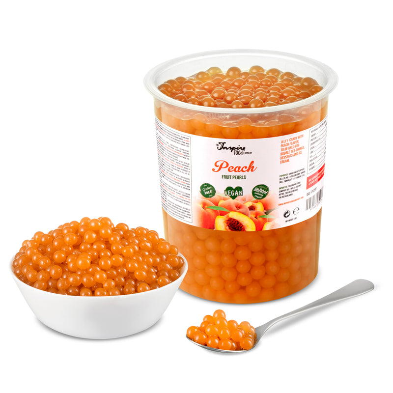 Perles de fruits à la Pêche - Pots de 1kg (x12)