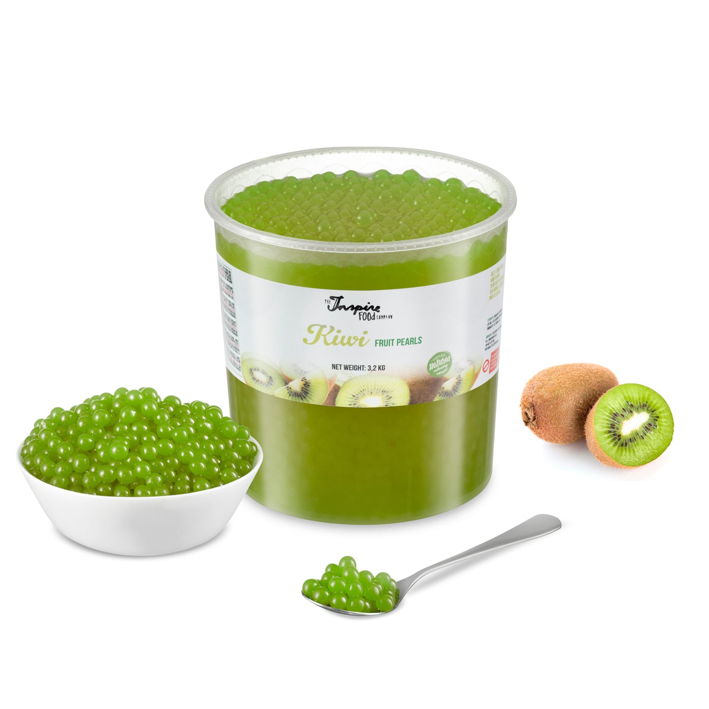 Kiwi Fruit Pearls - 3.2kg TUBS (x4)