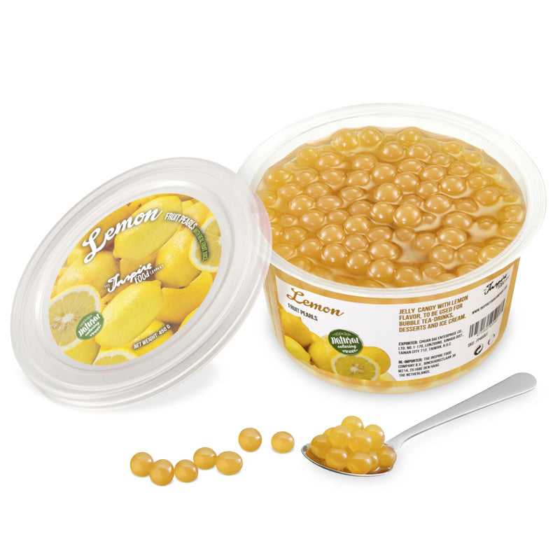 Perlas de Fruta de Limón - 450g Tazas (x12)