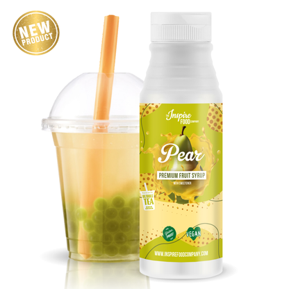Sirope de Fruta Premium Pera - 12 x 300 ml (Sin Colorantes)