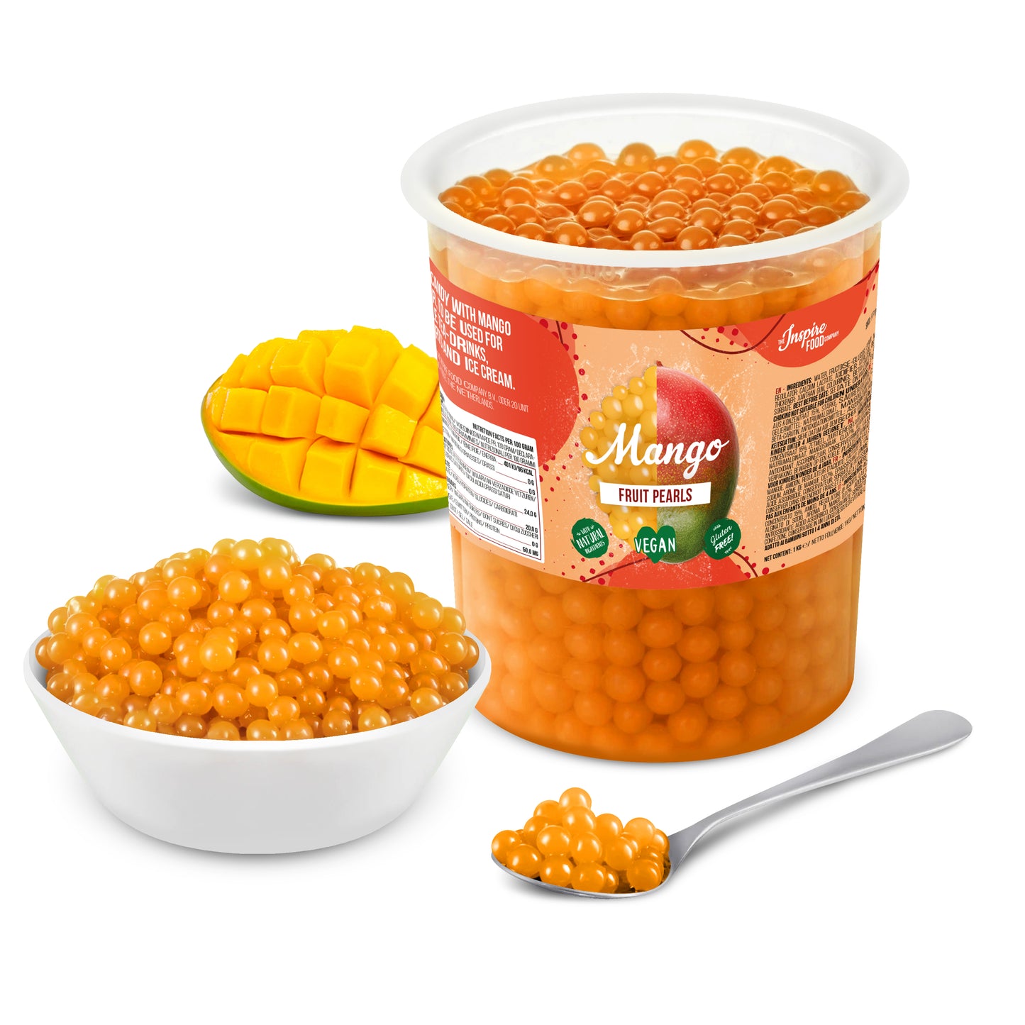 Mango Popping Boba - Fruit Pearls