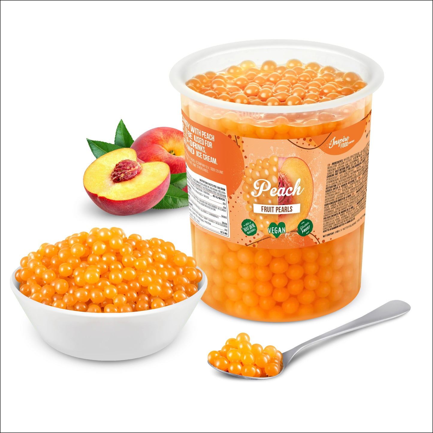 Peach Popping Boba - Fruit Pearls