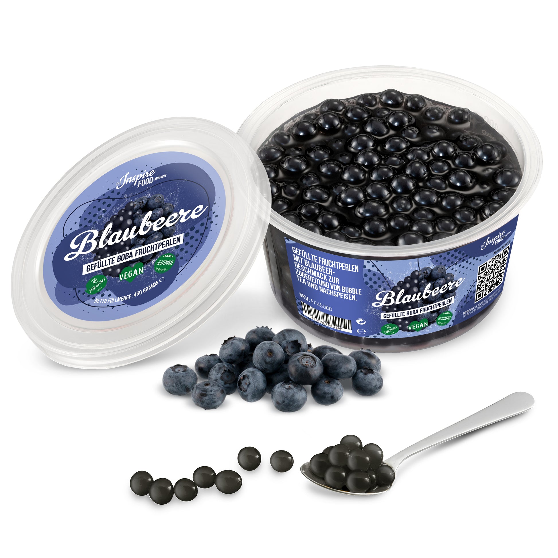 Blueberry Popping Boba - Fruit Pearls