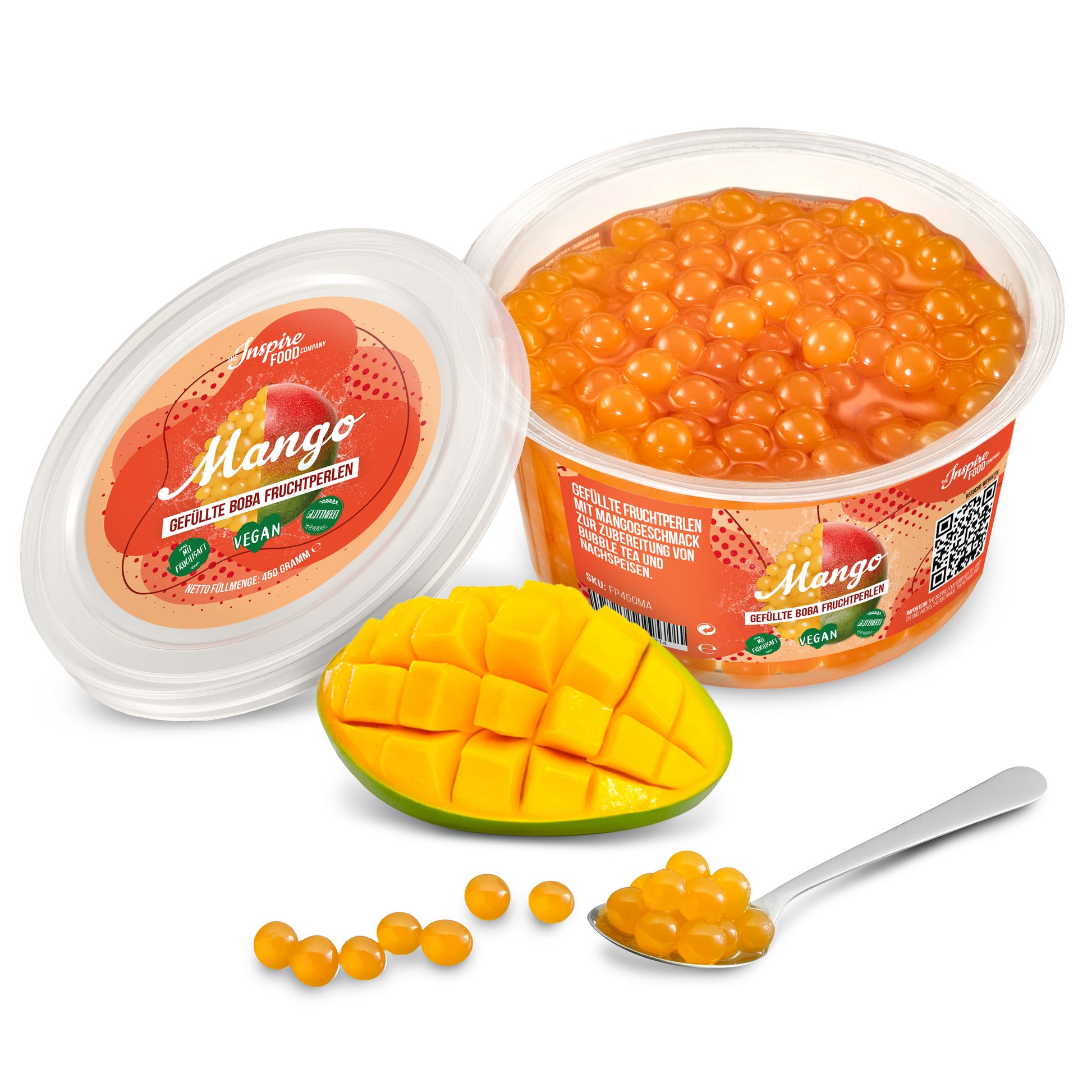 Mango Popping Boba - Fruit Pearls