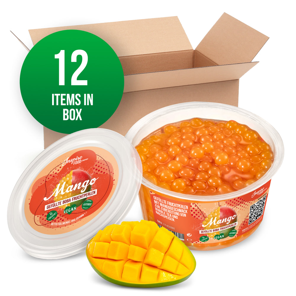 Mango Fruit Pearls - 450 g Cups (x12)