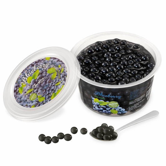 Blueberry Fruit Pearls - 450g Cups (x20) [SHORT EXPIRY DATE]