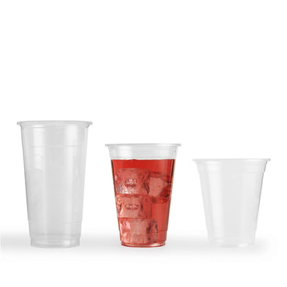 PP - Plastic cups 490ml transparent