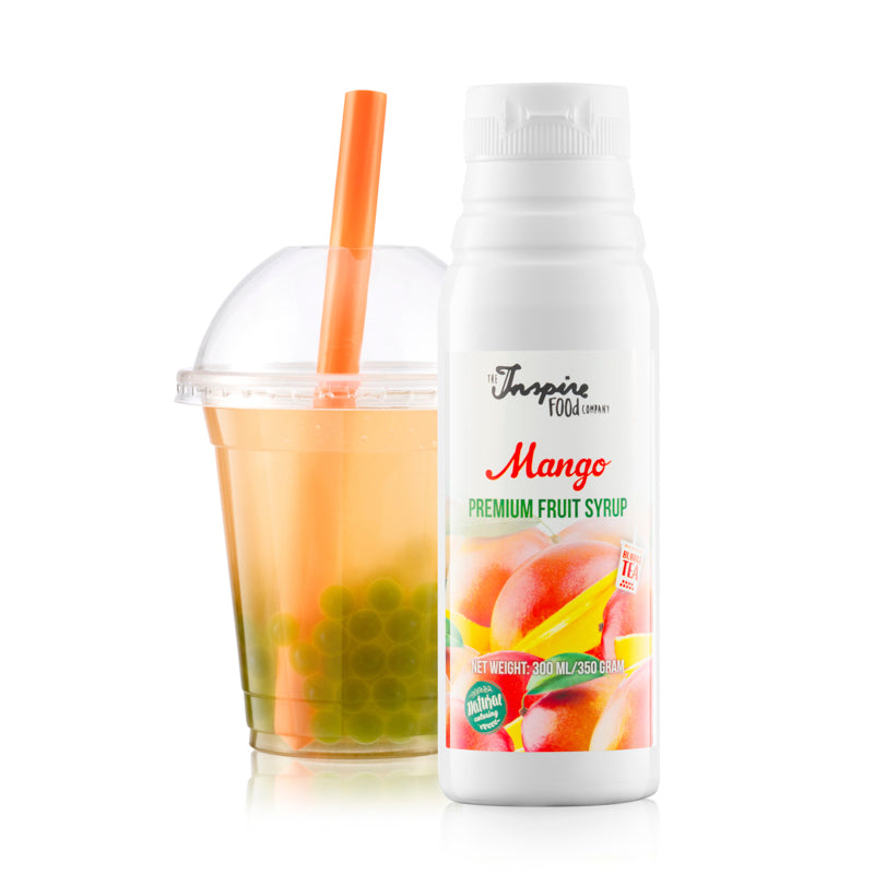 Premium Mango fruitsiroop - geen kleurstoffen - 12 x 300 milliliter