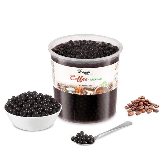 Perles de Café - Sans caféine - Pots de 3.2kg (x4)