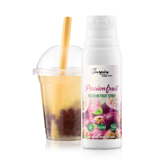 Premium Passionfruit Fruit Syrup - 12 x 300ml (no colourants)