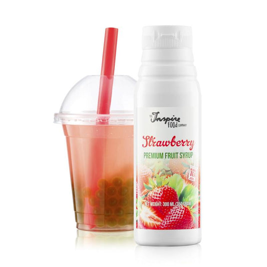 300 ml Premium - Strawberry - Fruit syrup - no colourants